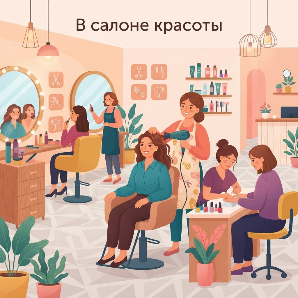 В салоне красоты