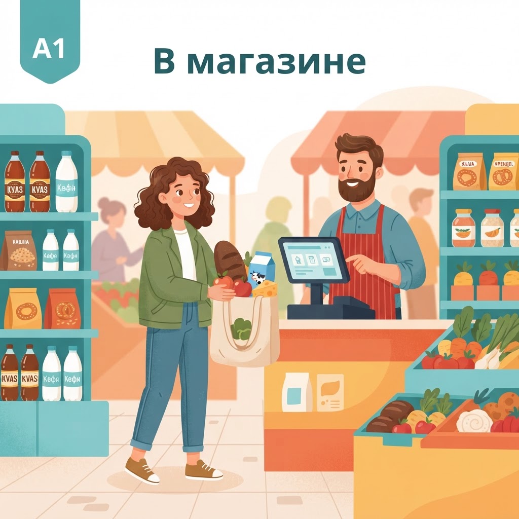 В магазине