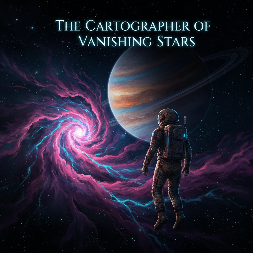 The Cartographer of Vanishing Stars — concept cover