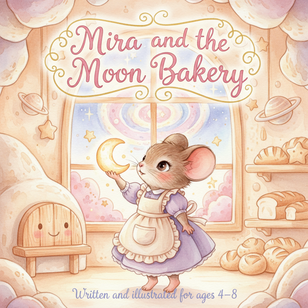 Mira and the Moon Bakery — concept cover