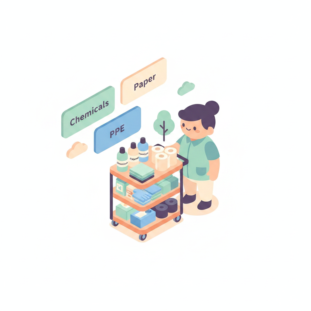 Commercial Cleaning illustration