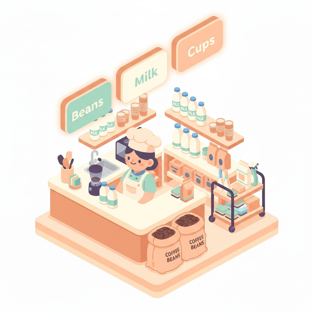 Cafés & Hospitality illustration