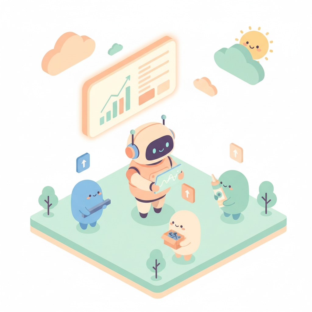 Live supplier marketplace illustration