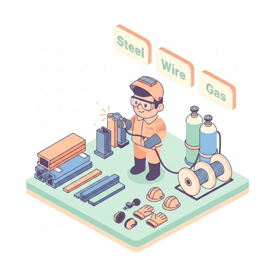 Steel Fabrication illustration