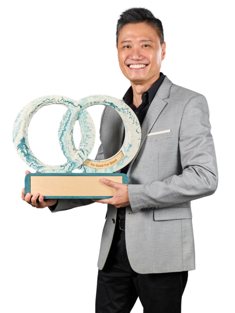 Vincent Lim, Director of Collective Perspectives Pte Ltd, Singapore — Brands For Good Awards 2026 Champion winner for Business For Good