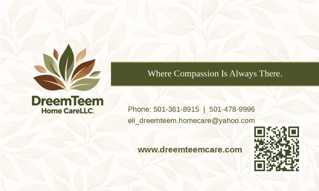 DreemTeem HomeCare Business Card