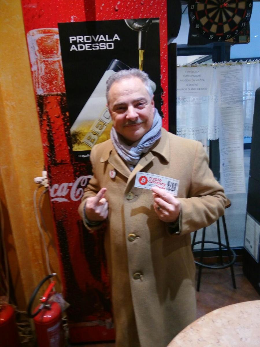 Crypto currency accepted here in Trieste