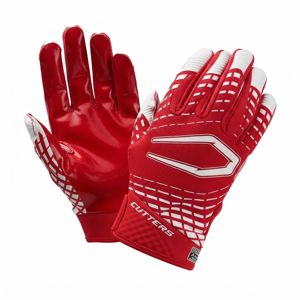 Rev 5.0 Receiver Gloves - Red