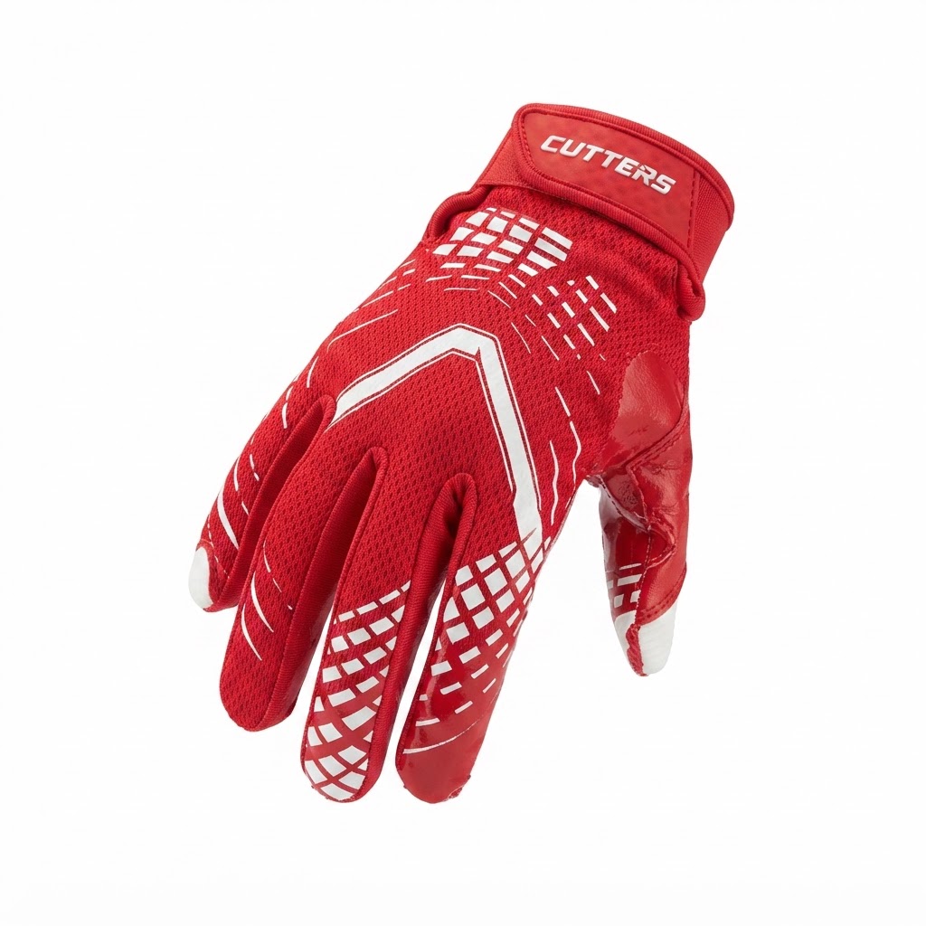 Rev 5.0 Receiver Gloves - Red
