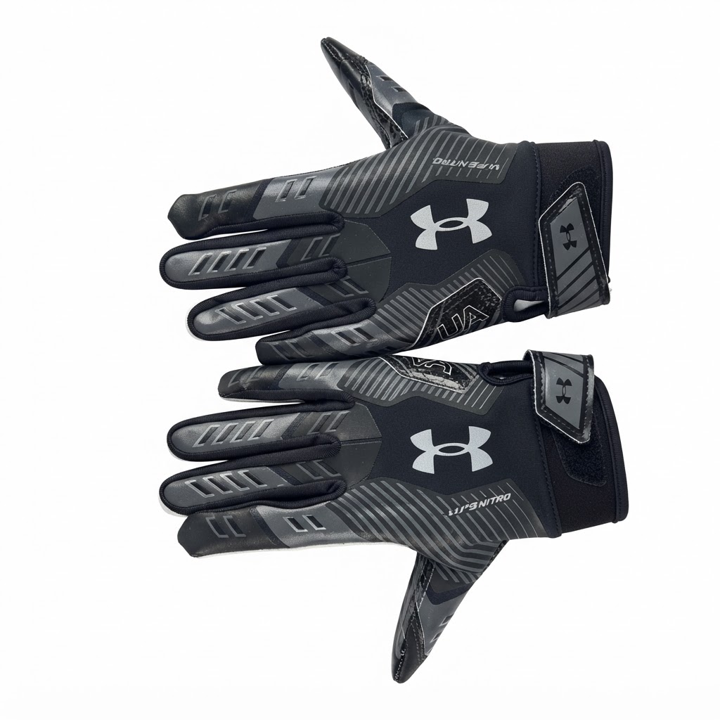 Under Armour F9 Nitro Football Gloves Black