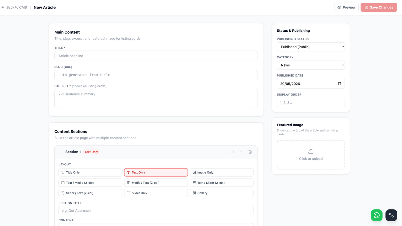 Aruna NGO Design template preview