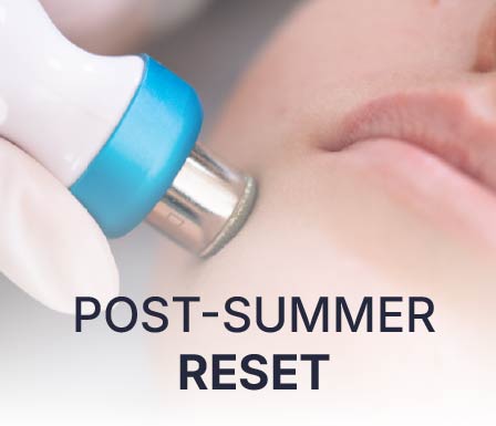 Post Summer Reset facial treatment