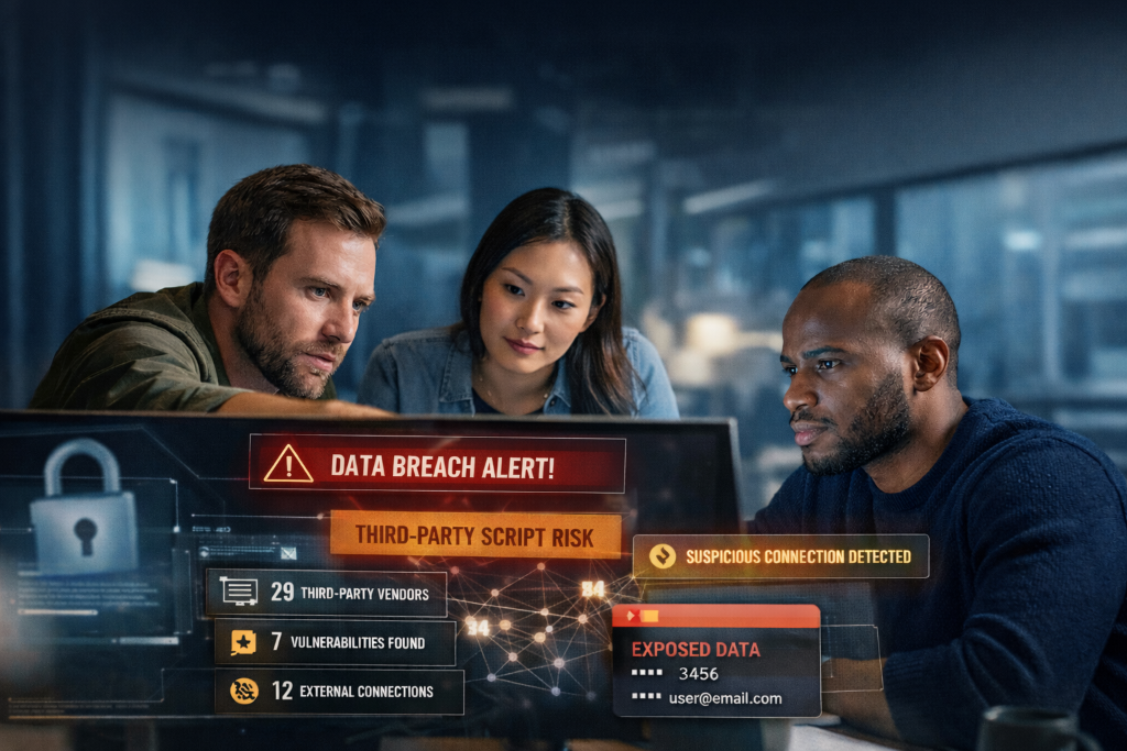 Web supply chain security monitoring