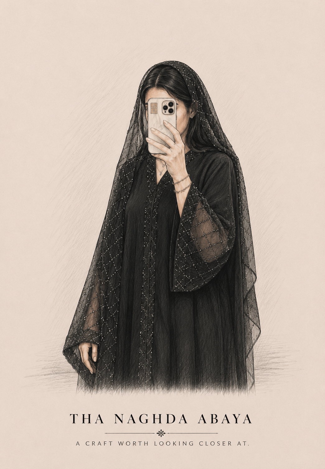 The Naghda Art Abaya