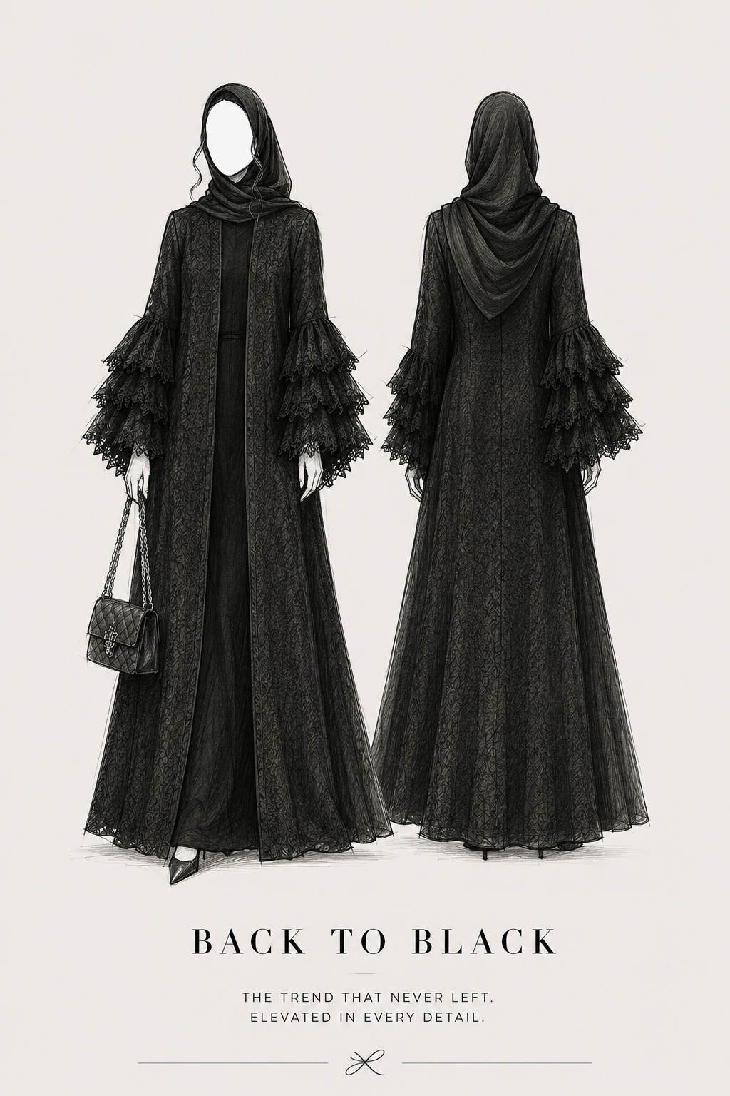 Back to Black Abaya Edition