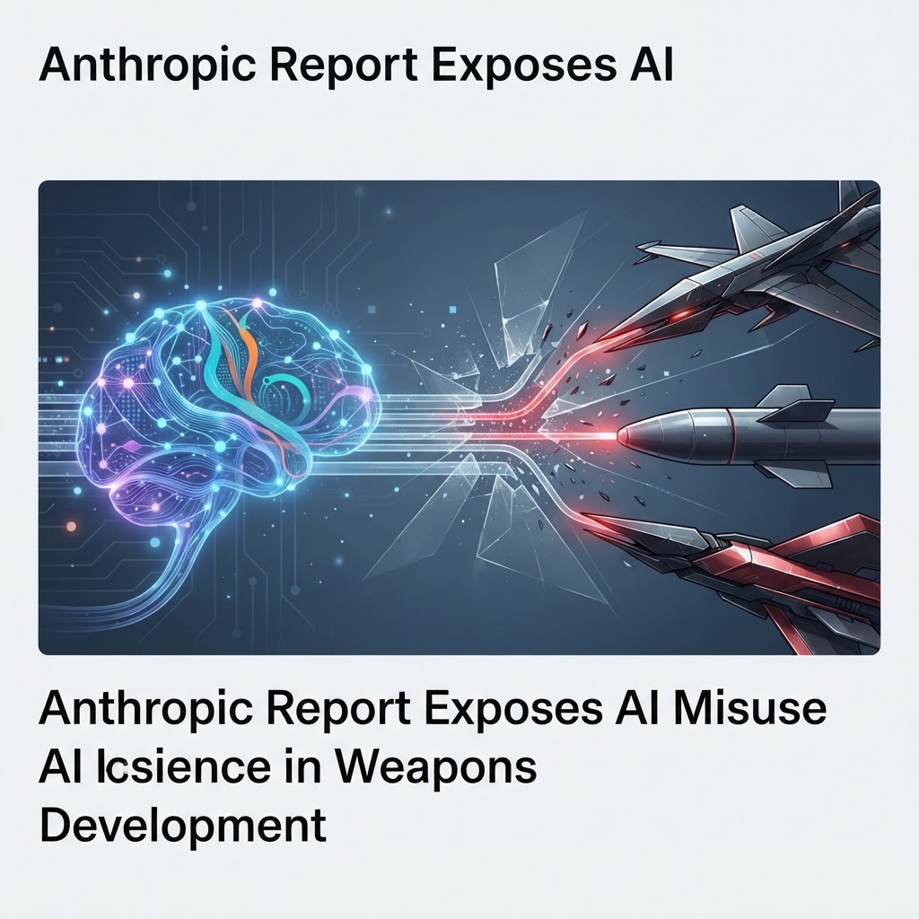 Anthropic Report Exposes AI Misuse in Weapons Development