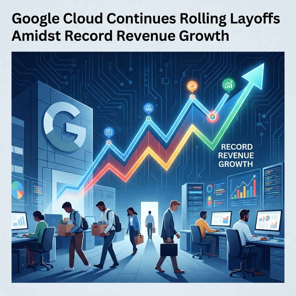 Google Cloud Continues Rolling Layoffs Amidst Record Revenue Growth