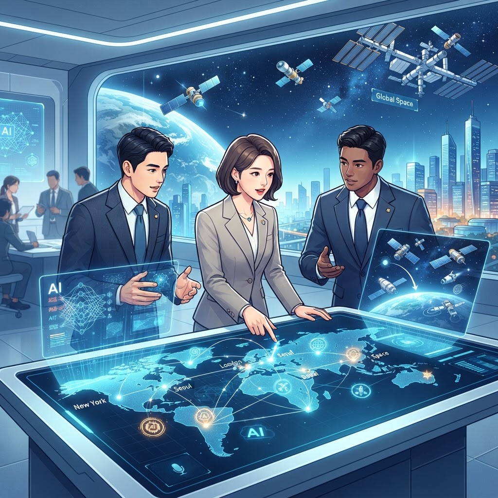South Korean Delegation Explores Global AI and Space Investment