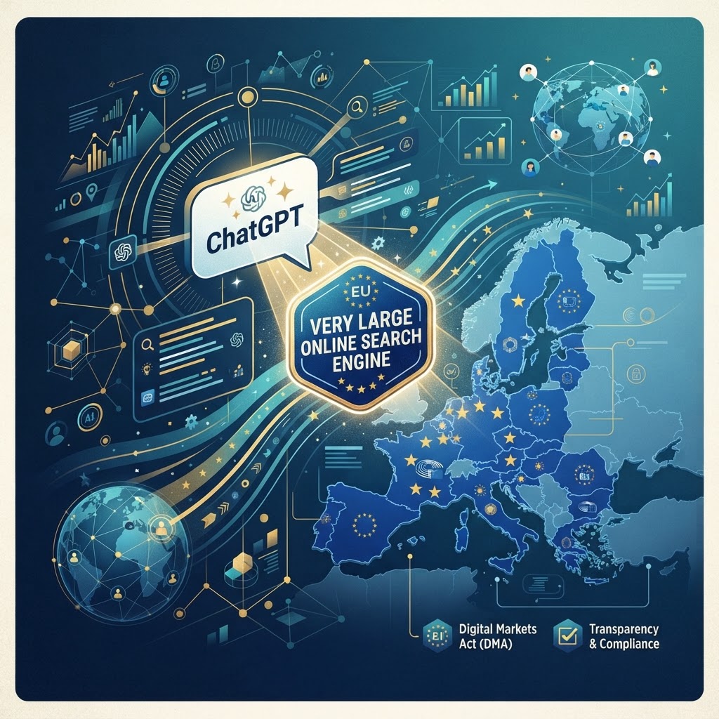 EU Designates ChatGPT as Very Large Online Search Engine