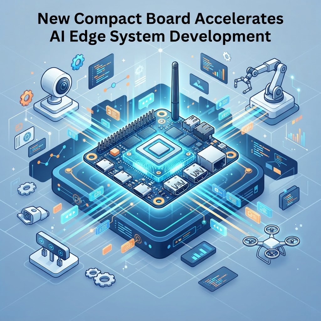 New Compact Board Accelerates AI Edge System Development