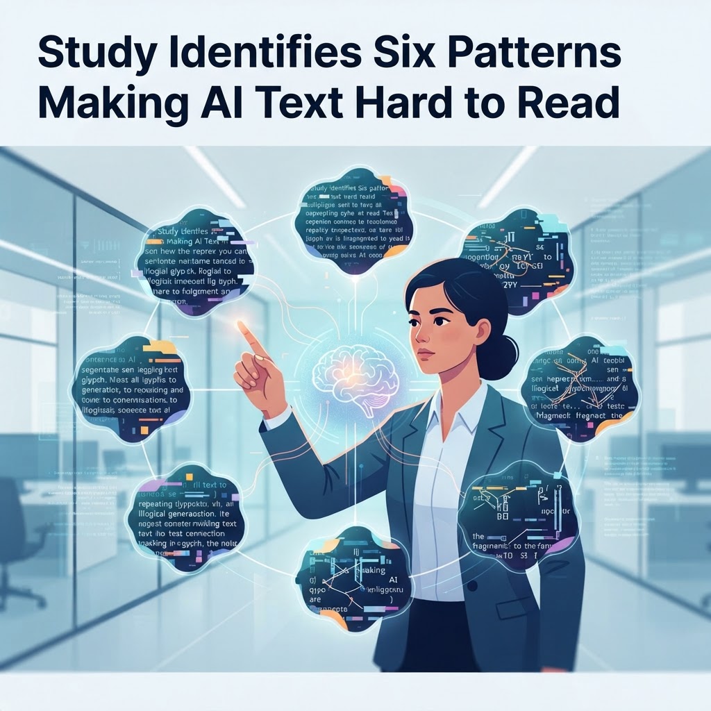 Study Identifies Six Patterns Making AI Text Hard to Read