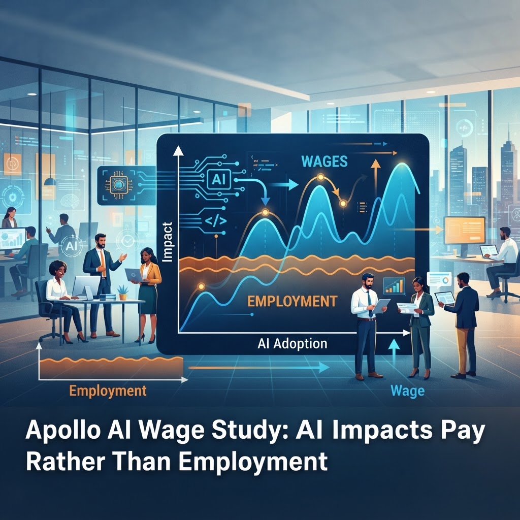 Apollo AI Wage Study: AI Impacts Pay Rather Than Employment