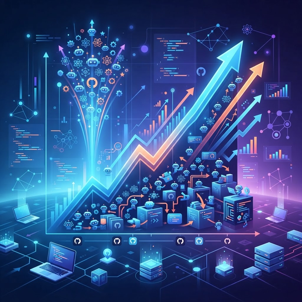 GitHub Octoverse Report Shows Massive Surge in AI Agent Usage
