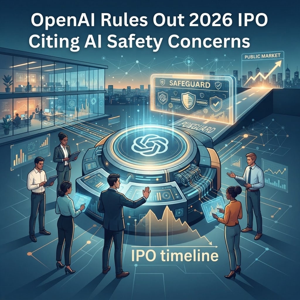 OpenAI Rules Out 2026 IPO Citing AI Safety Concerns