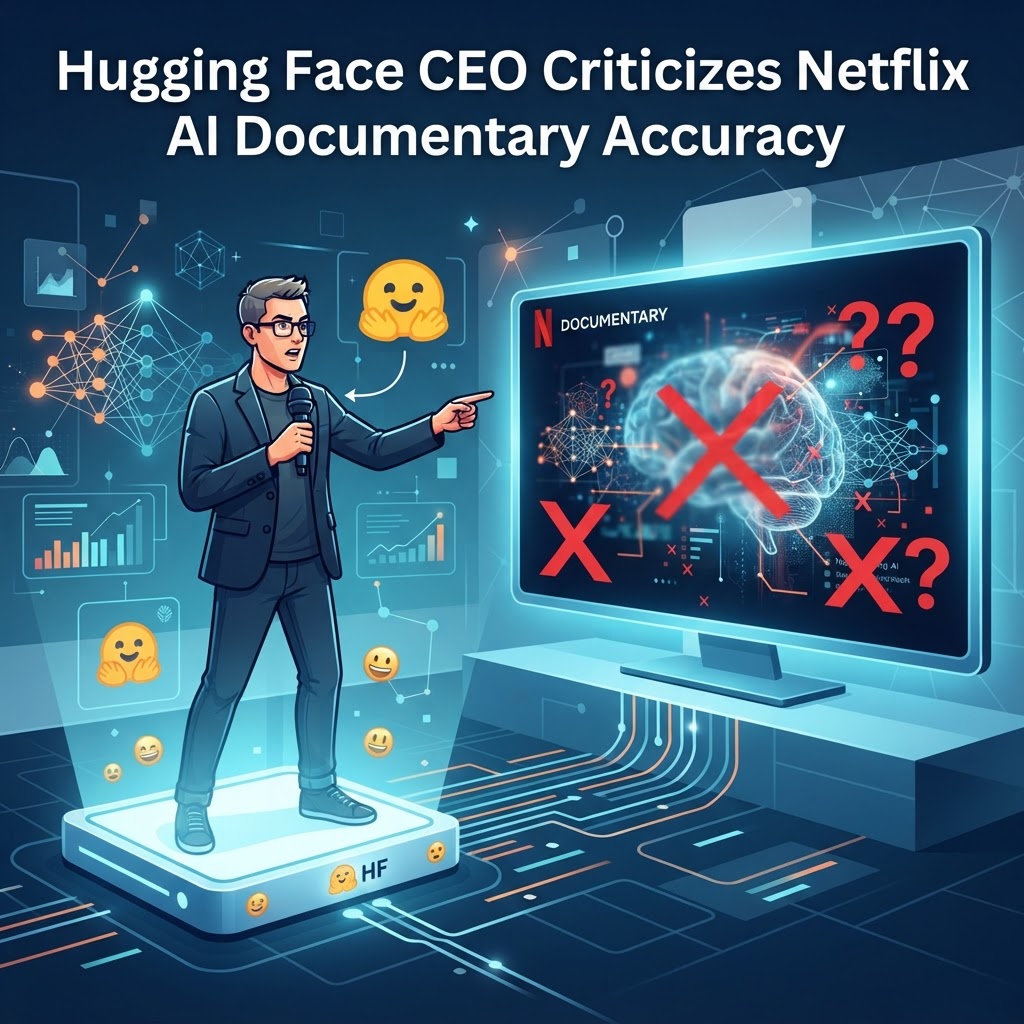Hugging Face CEO Criticizes Netflix AI Documentary Accuracy