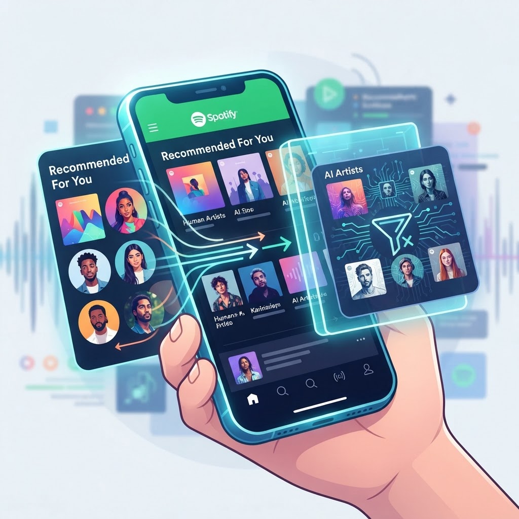Spotify to Exclude AI Artists from Algorithms