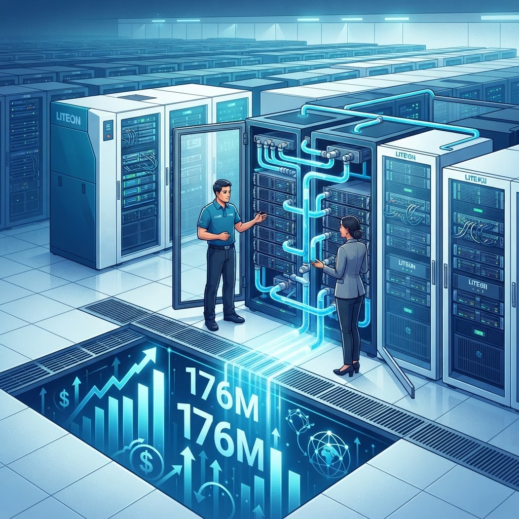 LITEON Invests $176M in Liquid Cooling for Data Centers