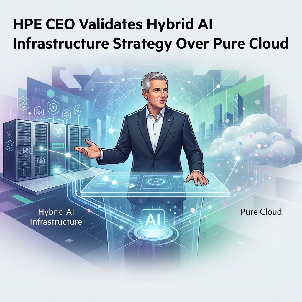 HPE CEO Validates Hybrid AI Infrastructure Strategy Over Pure Cloud