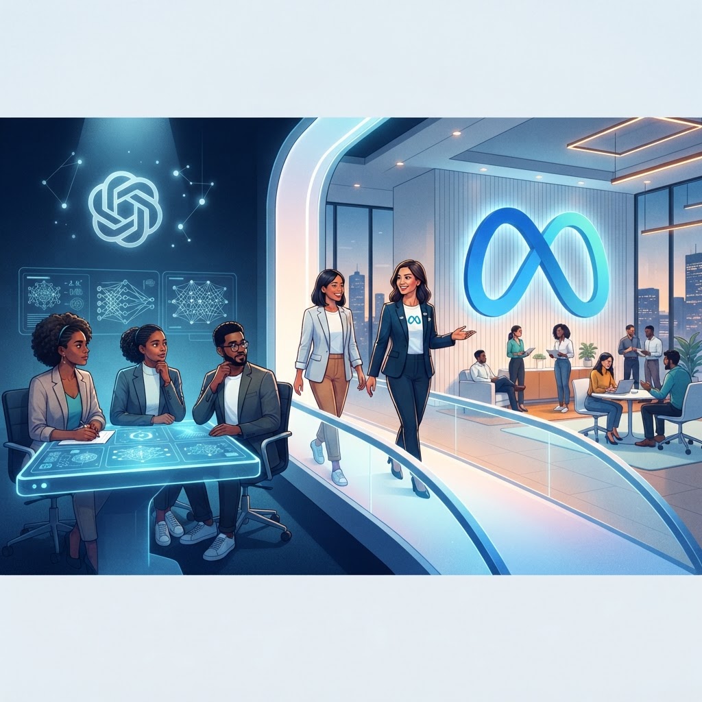 Meta Aggressively Recruits Top Talent from OpenAI