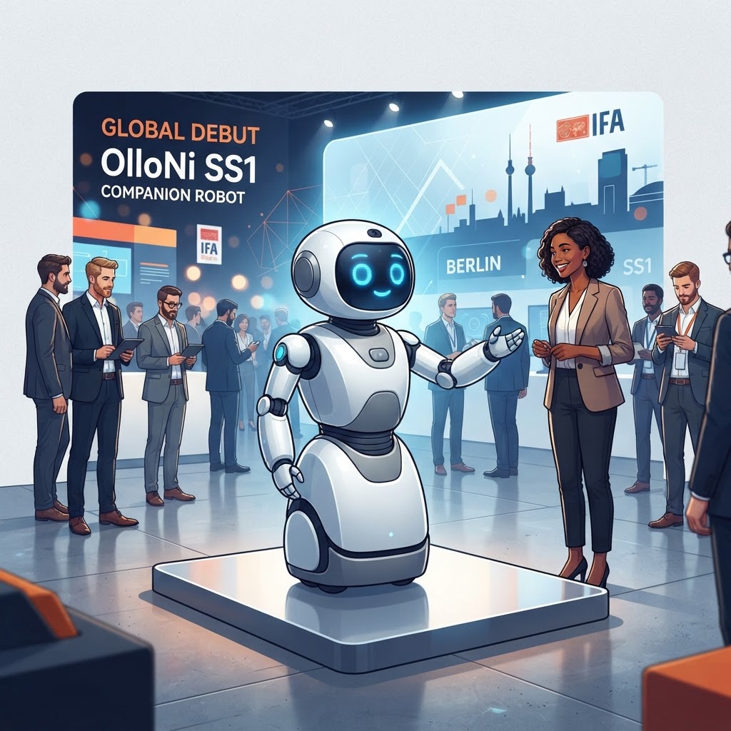 OlloBot Debuts OlloNi SS1 Companion Robot at IFA Berlin