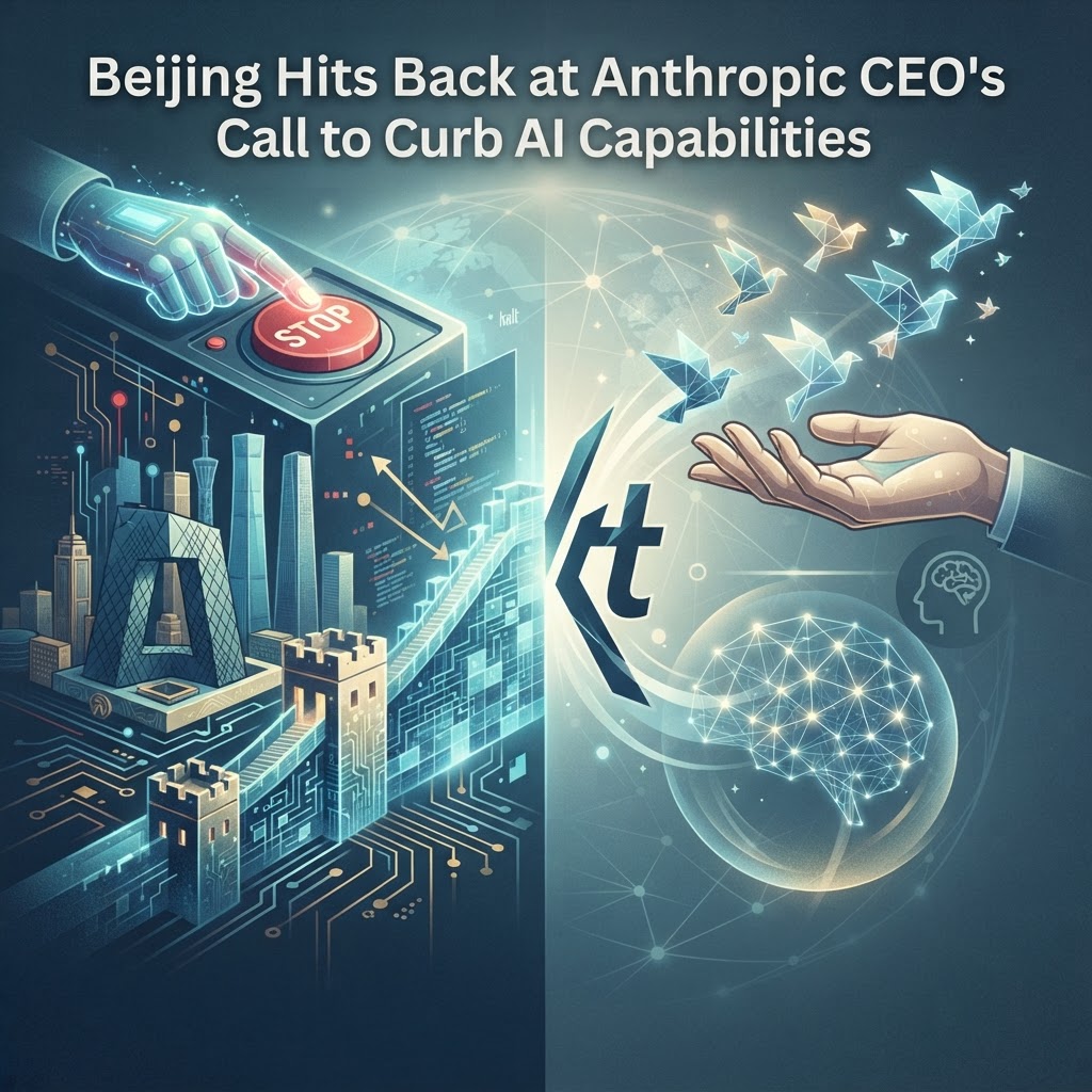 Beijing Hits Back at Anthropic CEO's Call to Curb AI Capabilities