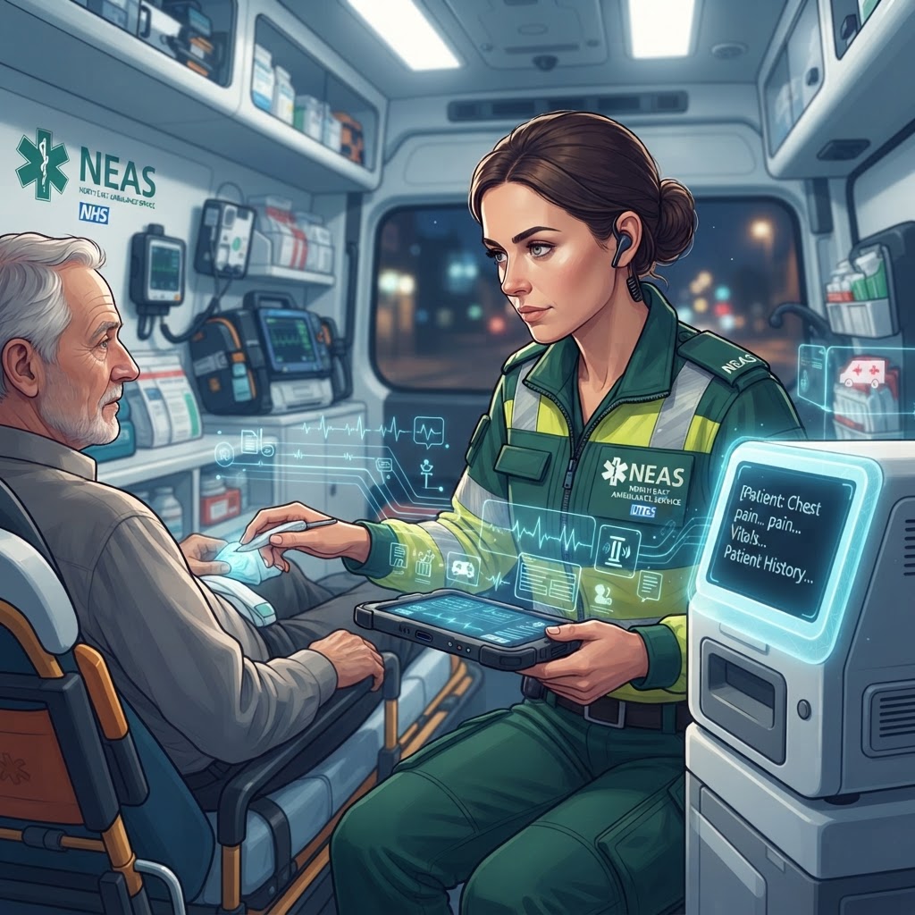 North East Ambulance Service Pilots AI Note-Taking Tool