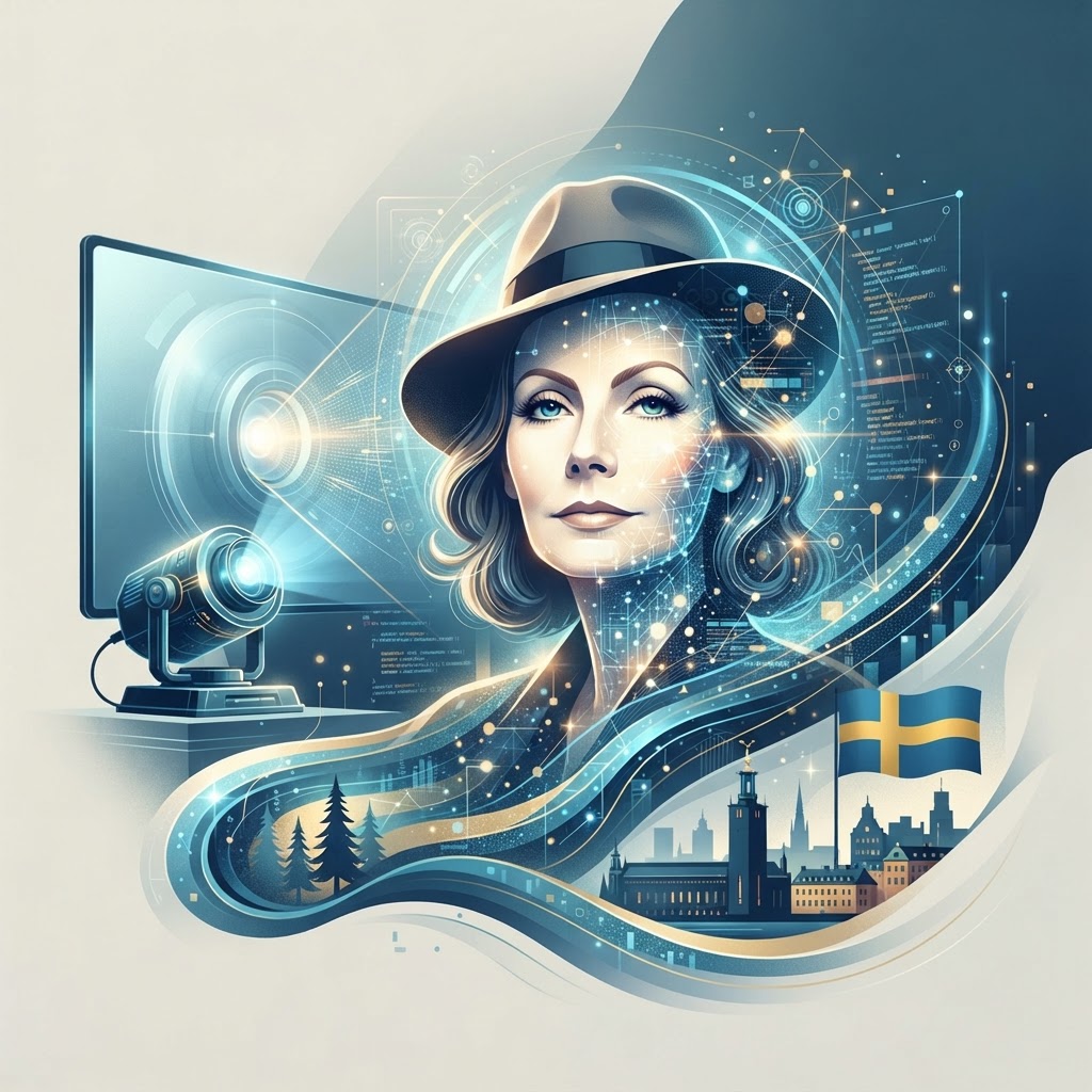 Swedish Ad Campaign Revives Greta Garbo Using AI