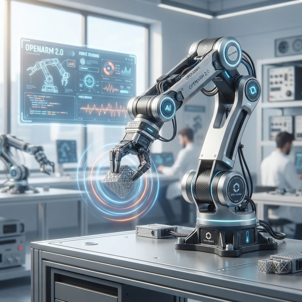 OpenArm 2.0 Advances Open-Source Robotics With Force Feedback