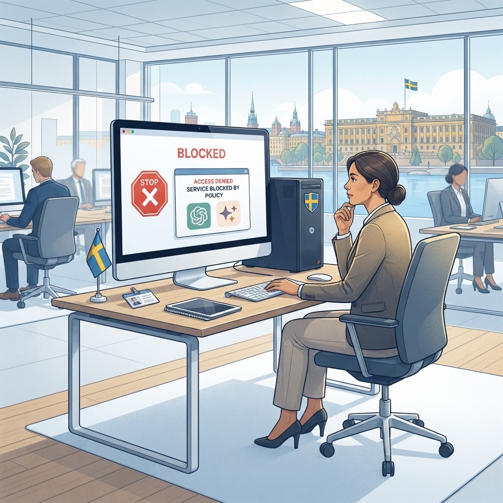 Sweden Blocks ChatGPT and Claude on Government Work Computers