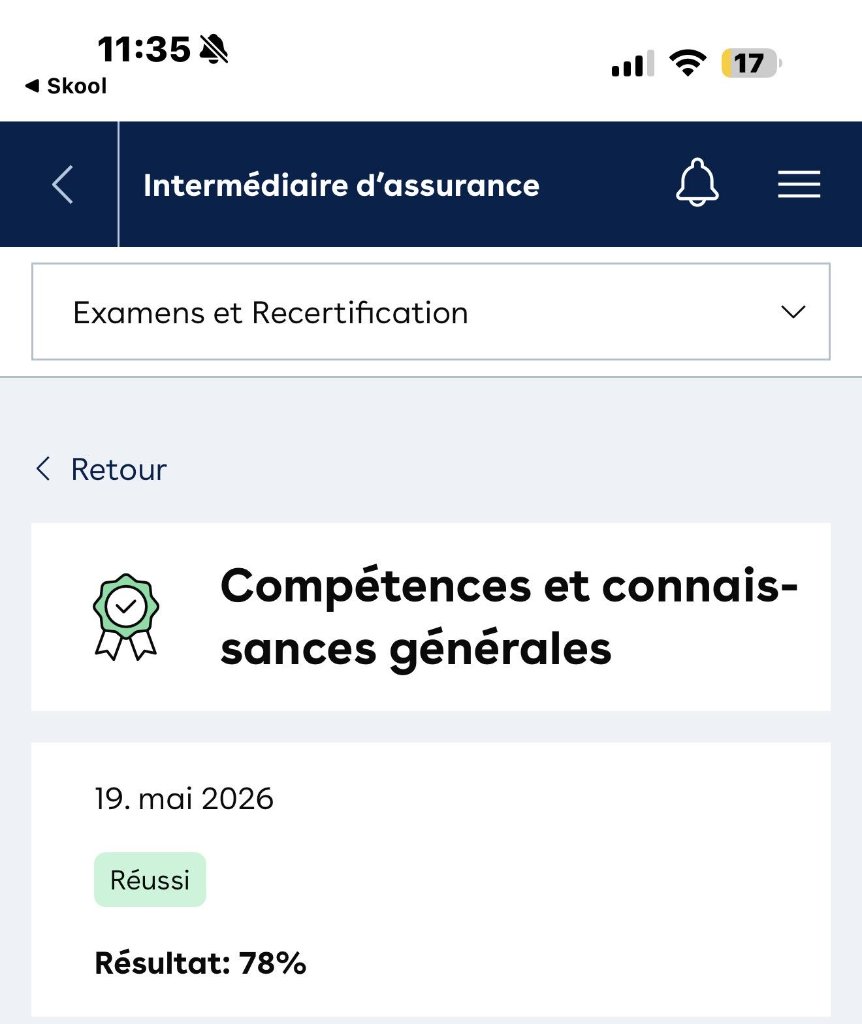 Compétences et connaissances générales — 78%