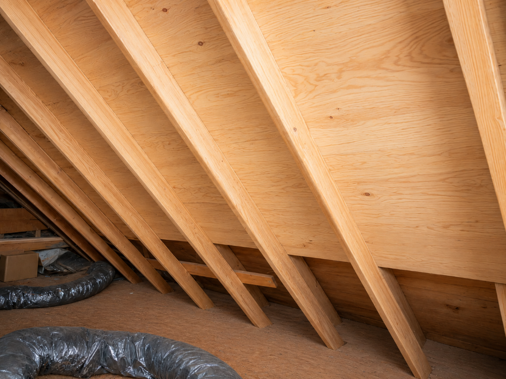 After - Attic Mold Remediation