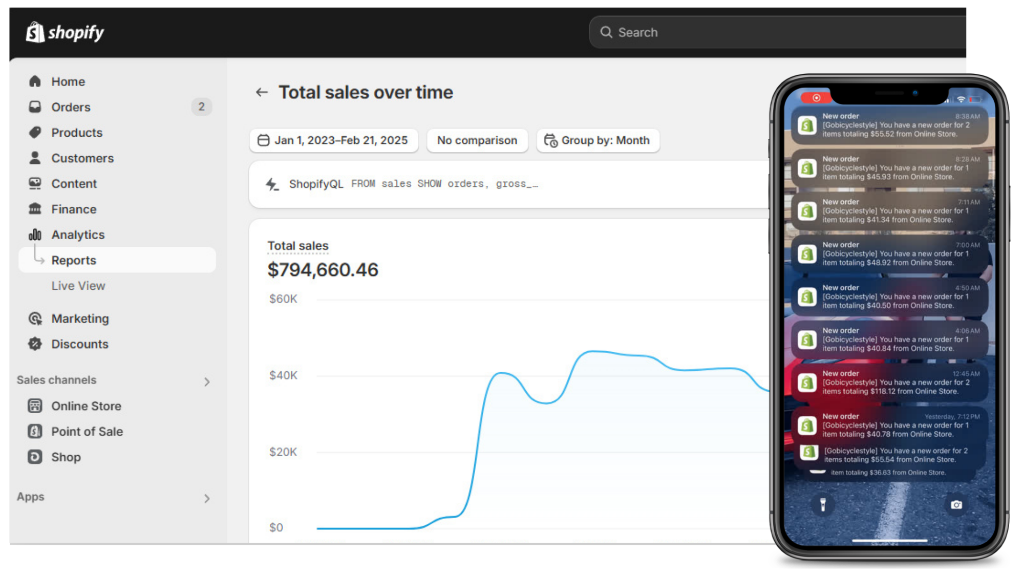 Shopify Sales Mockup