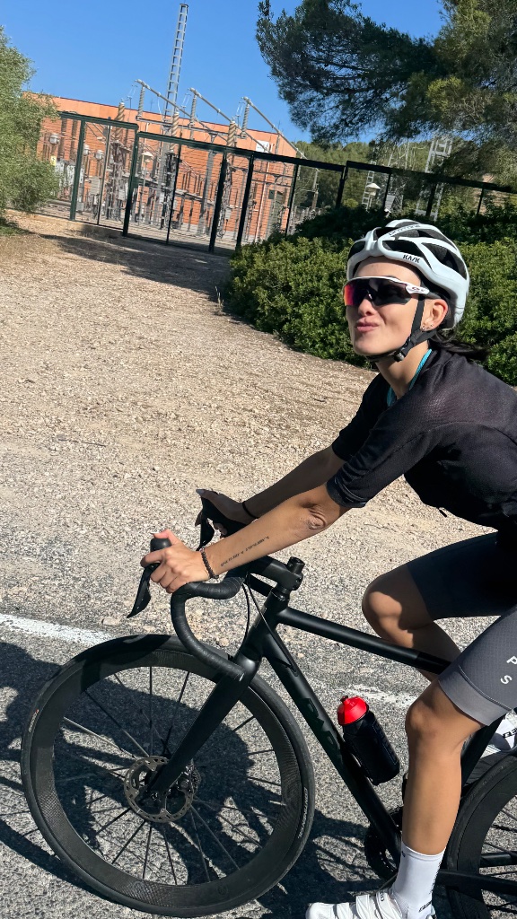 Smiles on the bike