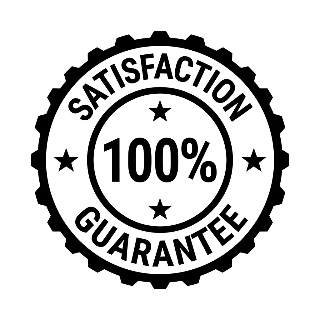 100% Satisfaction Guarantee seal