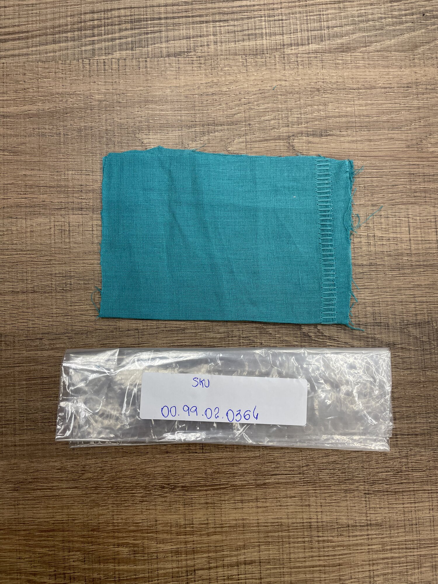 Linho Puro – Tingimento na Cor Turquesa – Dyetex