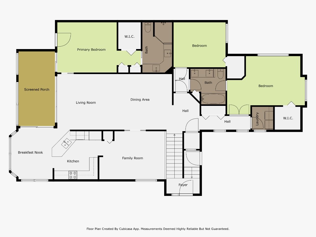 2nd Floor Plan without dimensions
