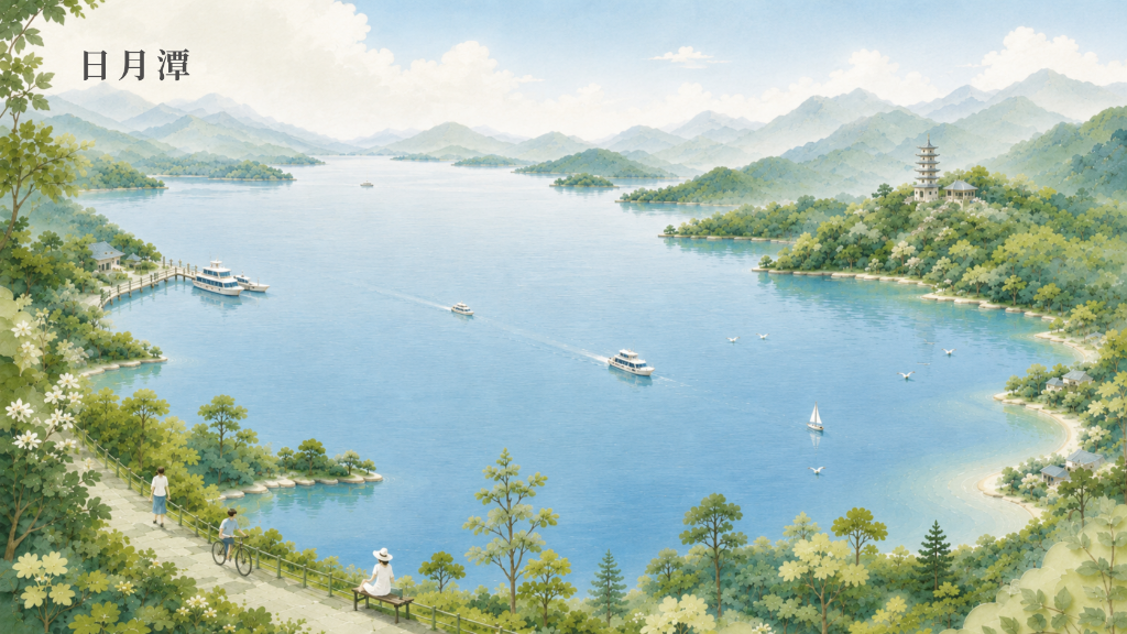 日月潭靜心地圖