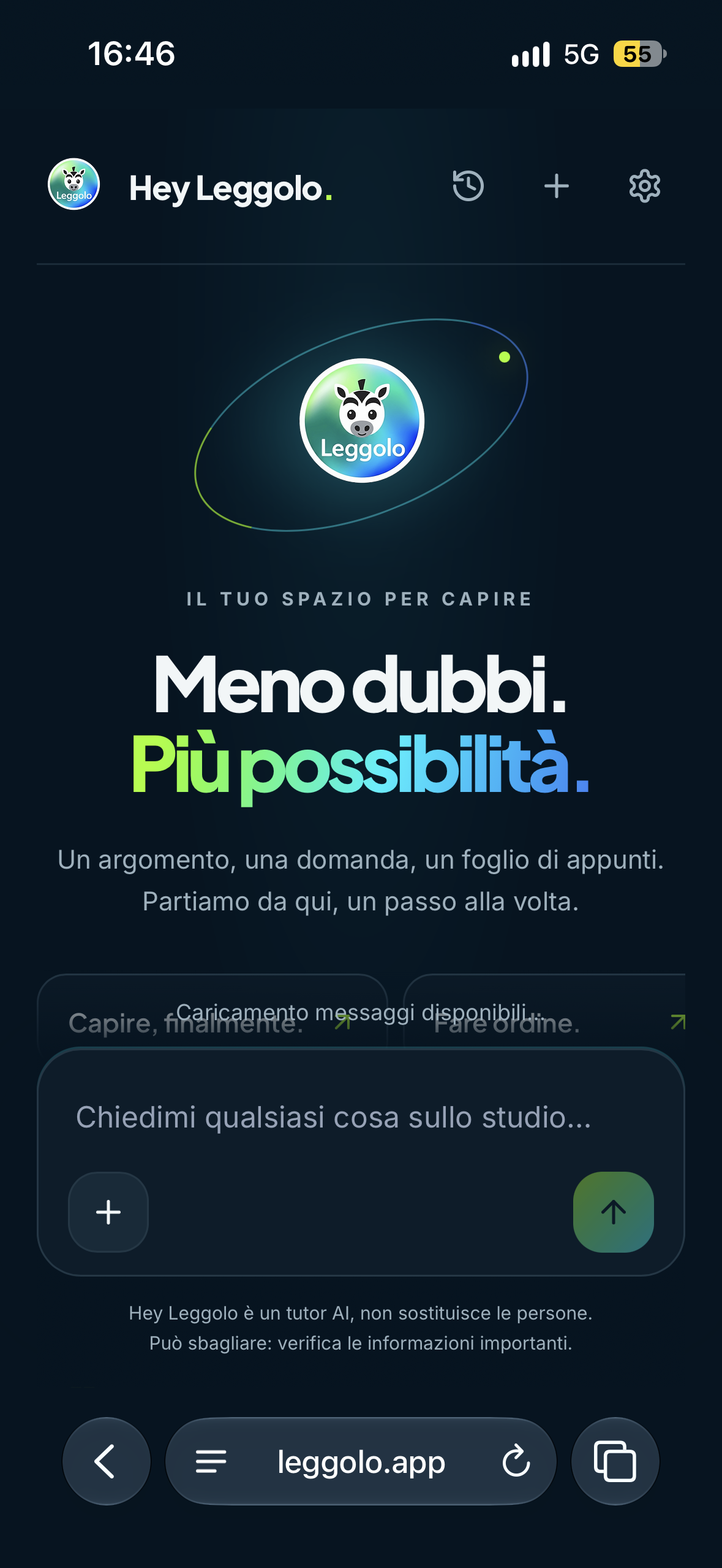 Anteprima della nuova web app Hey Leggolo su smartphone