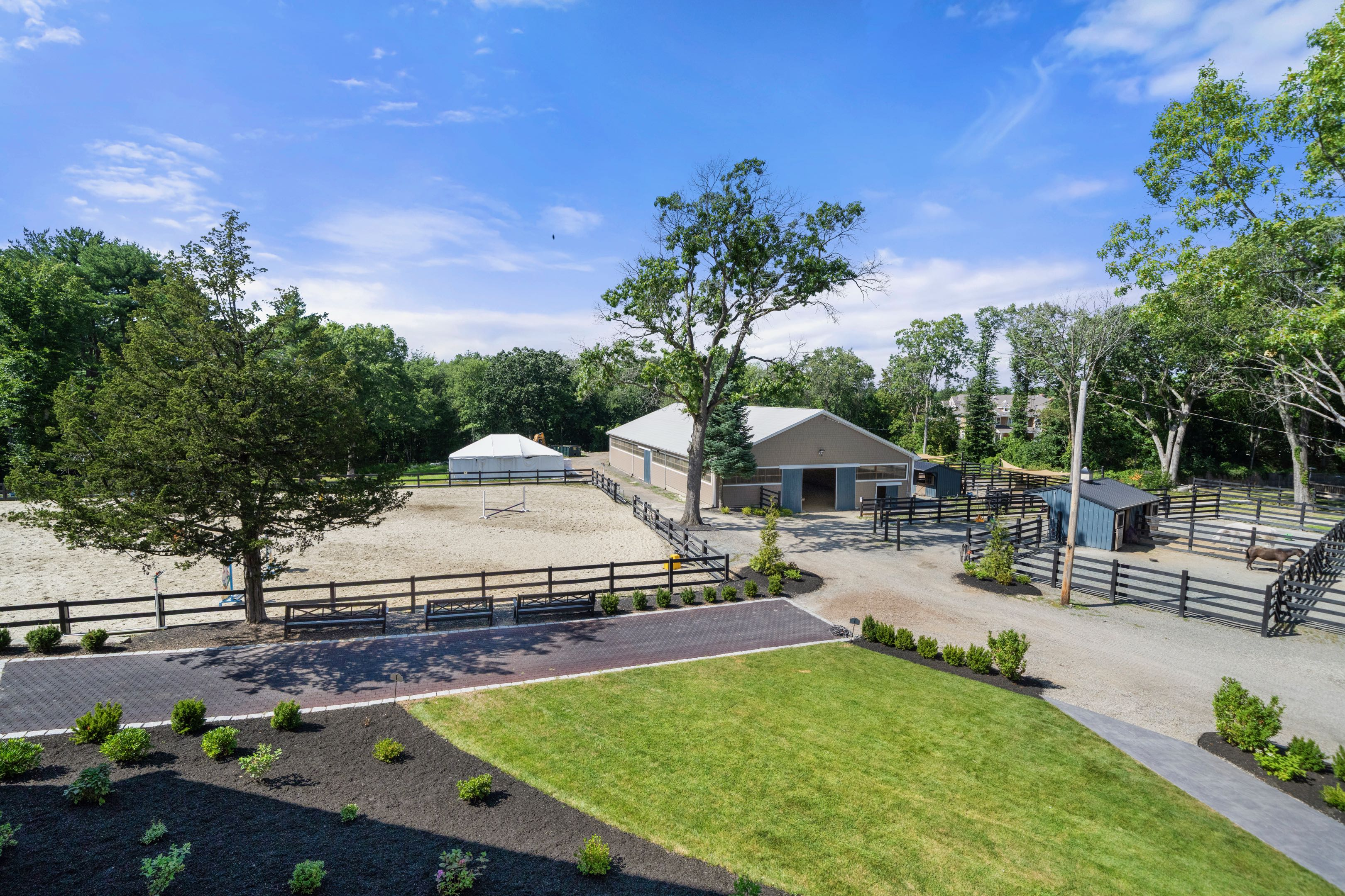 Aerial view of Annabelle Meadows Farm