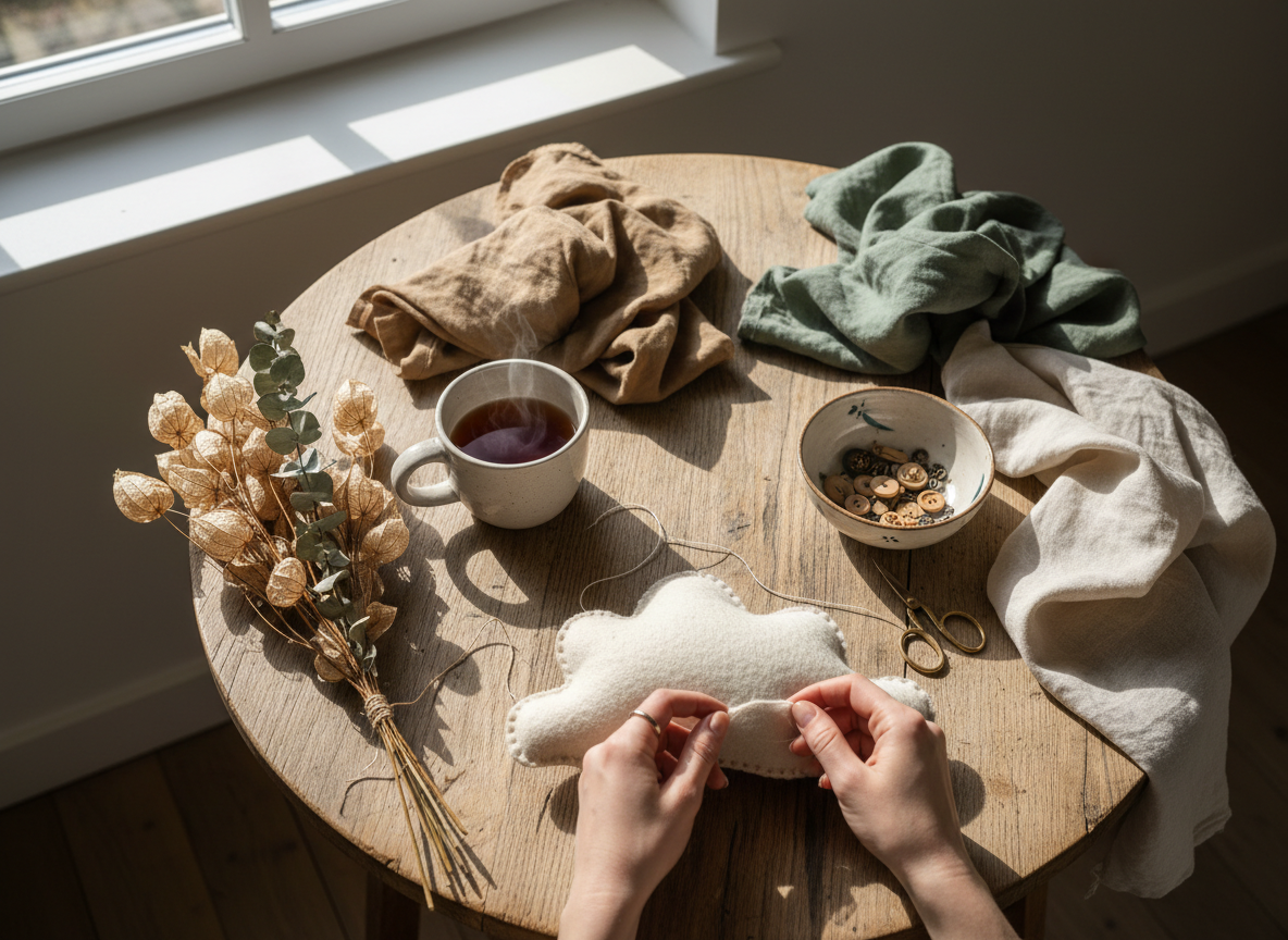 Scandinavian plush design